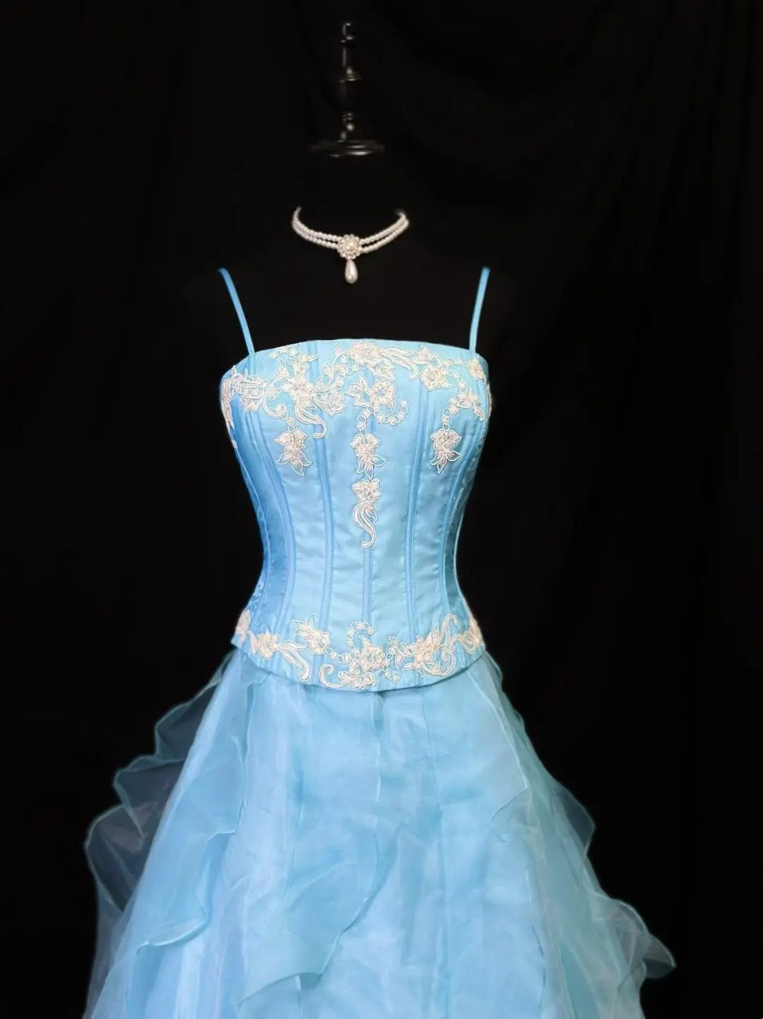 Glänzendes Ballkleid mit herzförmigem Pailletten-Meerjungfrauen-Abendkleid, Galakleid, Geburtstagspartykleid, D3415