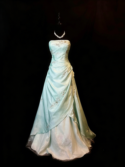 Robe de bal brillante à paillettes et col en cœur, robe de soirée sirène, robe de gala, robe de fête d'anniversaire, D3415