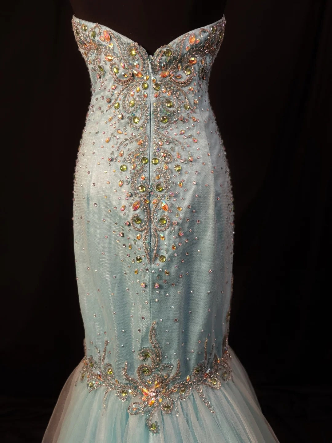 Robe de bal brillante à paillettes et col en cœur, robe de soirée sirène, robe de gala, robe de fête d'anniversaire, D3415