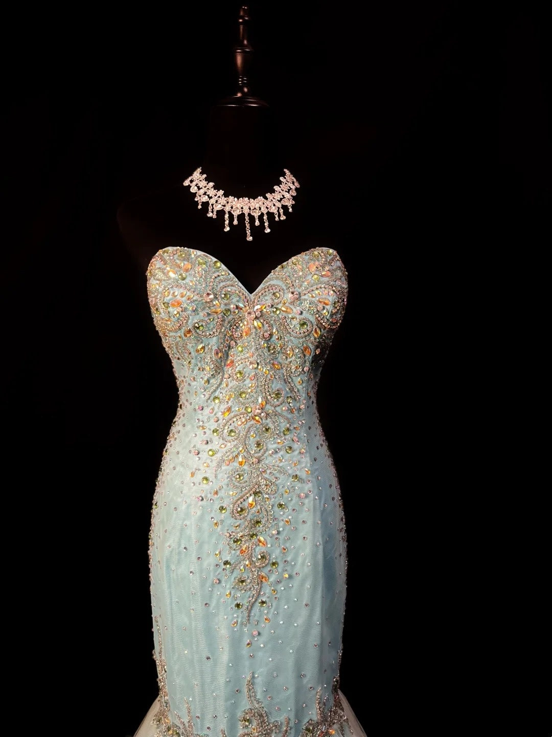 Robe de bal brillante à paillettes et col en cœur, robe de soirée sirène, robe de gala, robe de fête d'anniversaire, D3415
