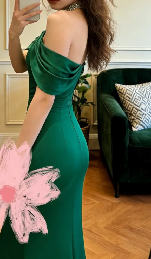 Robe de bal brillante à paillettes et col en cœur, robe de soirée sirène, robe de gala, robe de fête d'anniversaire, D3415