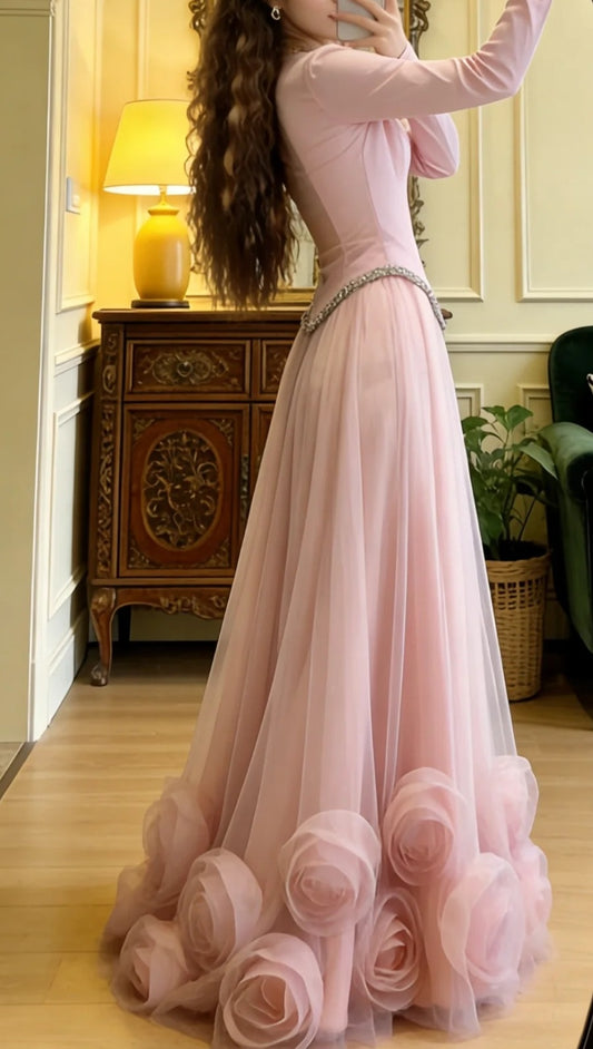 Glänzendes Ballkleid mit herzförmigem Pailletten-Meerjungfrauen-Abendkleid, Galakleid, Geburtstagspartykleid, D3415