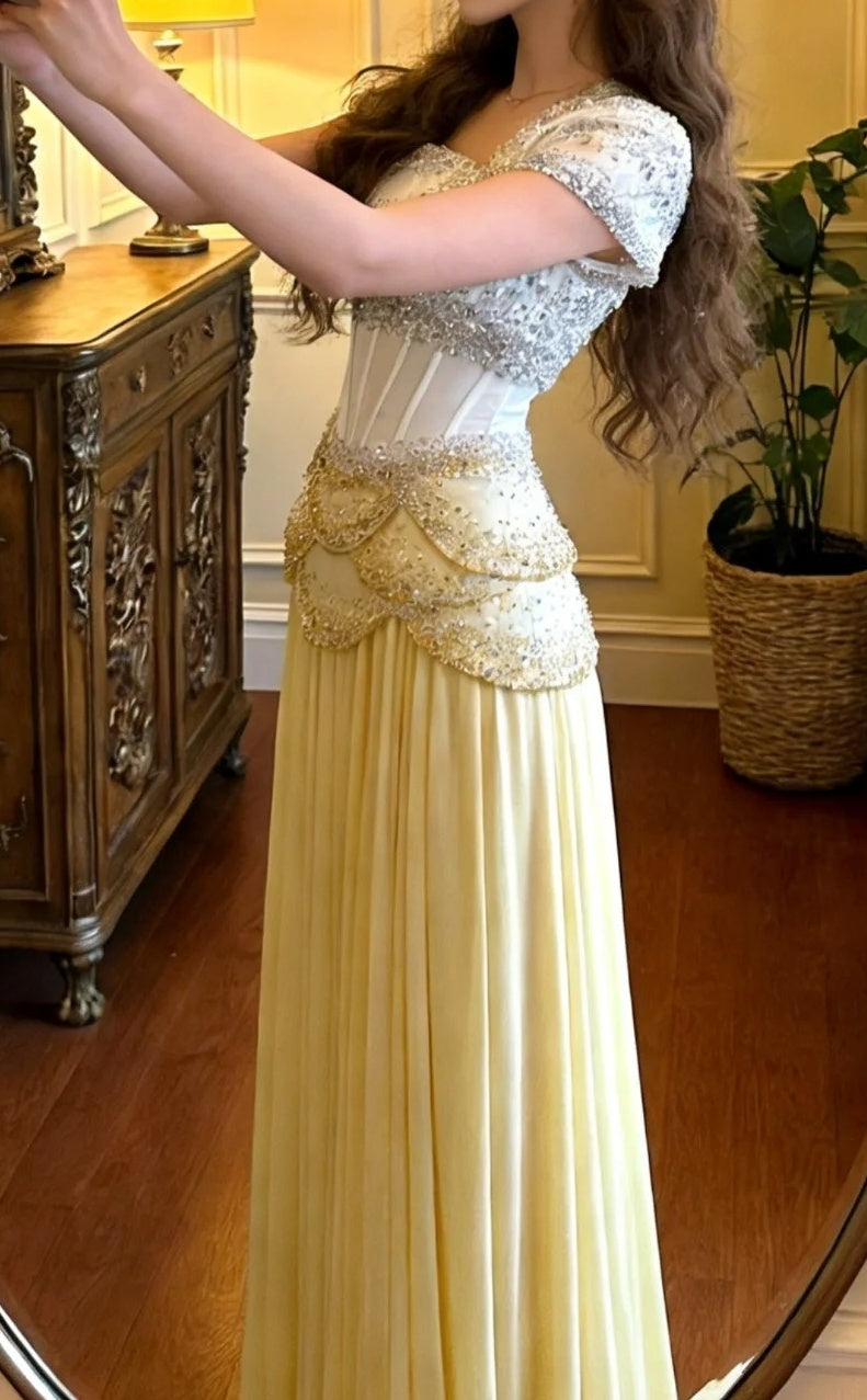 Robe de bal brillante à paillettes et col en cœur, robe de soirée sirène, robe de gala, robe de fête d'anniversaire, D3415
