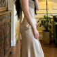 Shiny Prom Dress Strapless Pleated Formal Gala Gown Evening Dress Party Outfits     D5125
