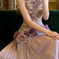 Charming Prom Dress Light Purple Crew Neck Pleated Gala Gown Formal Outfits Evening Dress Graduation Dress      D5131