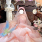 Cute Ball Gown Pink Sweetheart Floral Quinceanera Dress Evening Dress 18th Birthday Prom Gown       D5133