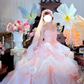 Cute Ball Gown Pink Sweetheart Floral Quinceanera Dress Evening Dress 18th Birthday Prom Gown       D5133