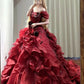 Gorgeous Ball Gown Off Shoulder Ruffle Quinceanera Dress Evening Dress 18th Birthday Prom Gown       D5134