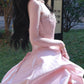 Pretty Ball Gown Light Pink Strapless Beading Pleated Evening Dress Quinceanera Dress 18th Birthday Prom Gown       D5136