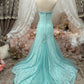 Robe de bal brillante à paillettes et col en cœur, robe de soirée sirène, robe de gala, robe de fête d'anniversaire, D3415