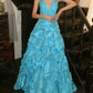 Glänzendes Ballkleid mit herzförmigem Pailletten-Meerjungfrauen-Abendkleid, Galakleid, Geburtstagspartykleid, D3415