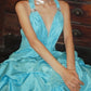 Glänzendes Ballkleid mit herzförmigem Pailletten-Meerjungfrauen-Abendkleid, Galakleid, Geburtstagspartykleid, D3415