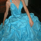 Glänzendes Ballkleid mit herzförmigem Pailletten-Meerjungfrauen-Abendkleid, Galakleid, Geburtstagspartykleid, D3415