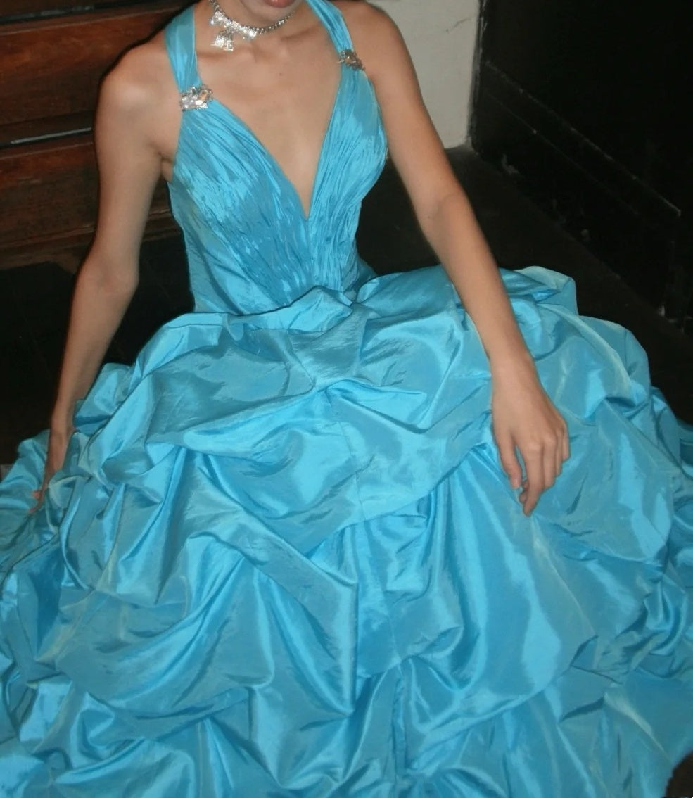 Glänzendes Ballkleid mit herzförmigem Pailletten-Meerjungfrauen-Abendkleid, Galakleid, Geburtstagspartykleid, D3415