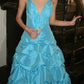 Glänzendes Ballkleid mit herzförmigem Pailletten-Meerjungfrauen-Abendkleid, Galakleid, Geburtstagspartykleid, D3415