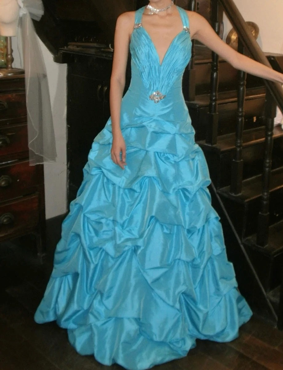 Glänzendes Ballkleid mit herzförmigem Pailletten-Meerjungfrauen-Abendkleid, Galakleid, Geburtstagspartykleid, D3415