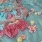 Atemberaubendes hellblaues Abendkleid aus plissiertem Tüll mit V-Ausschnitt, ideal für Quinceañera und Ball (Modell D4654)