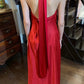 Beauty Prom Dress Satin Halter Gala Gown Evening Dress Graduation Dress     D5165