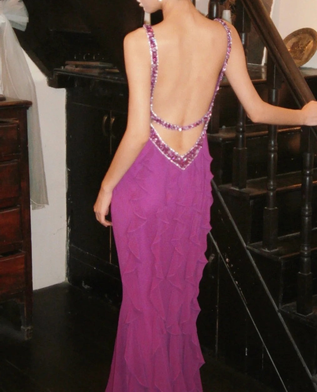 Robe de bal brillante à paillettes et col en cœur, robe de soirée sirène, robe de gala, robe de fête d'anniversaire, D3415