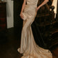 Elegant Prom Dress V-neck Pleated Gala Gown Fomal Evening Dress Graduation Dress     D5172
