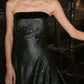 Shiny Prom Dress Strapless Gala Gown Fomal Evening Dress Graduation Dress     D5175