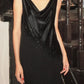 Elegant Prom Dress Black Straps Gala Gown Fomal Evening Dress Birthday Party Dress     D5183