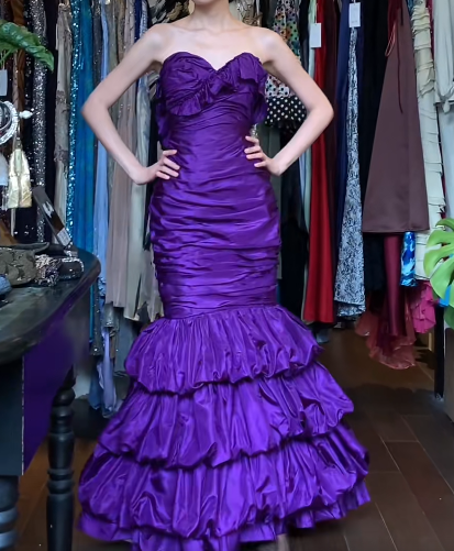 Robe de bal brillante à paillettes et col en cœur, robe de soirée sirène, robe de gala, robe de fête d'anniversaire, D3415