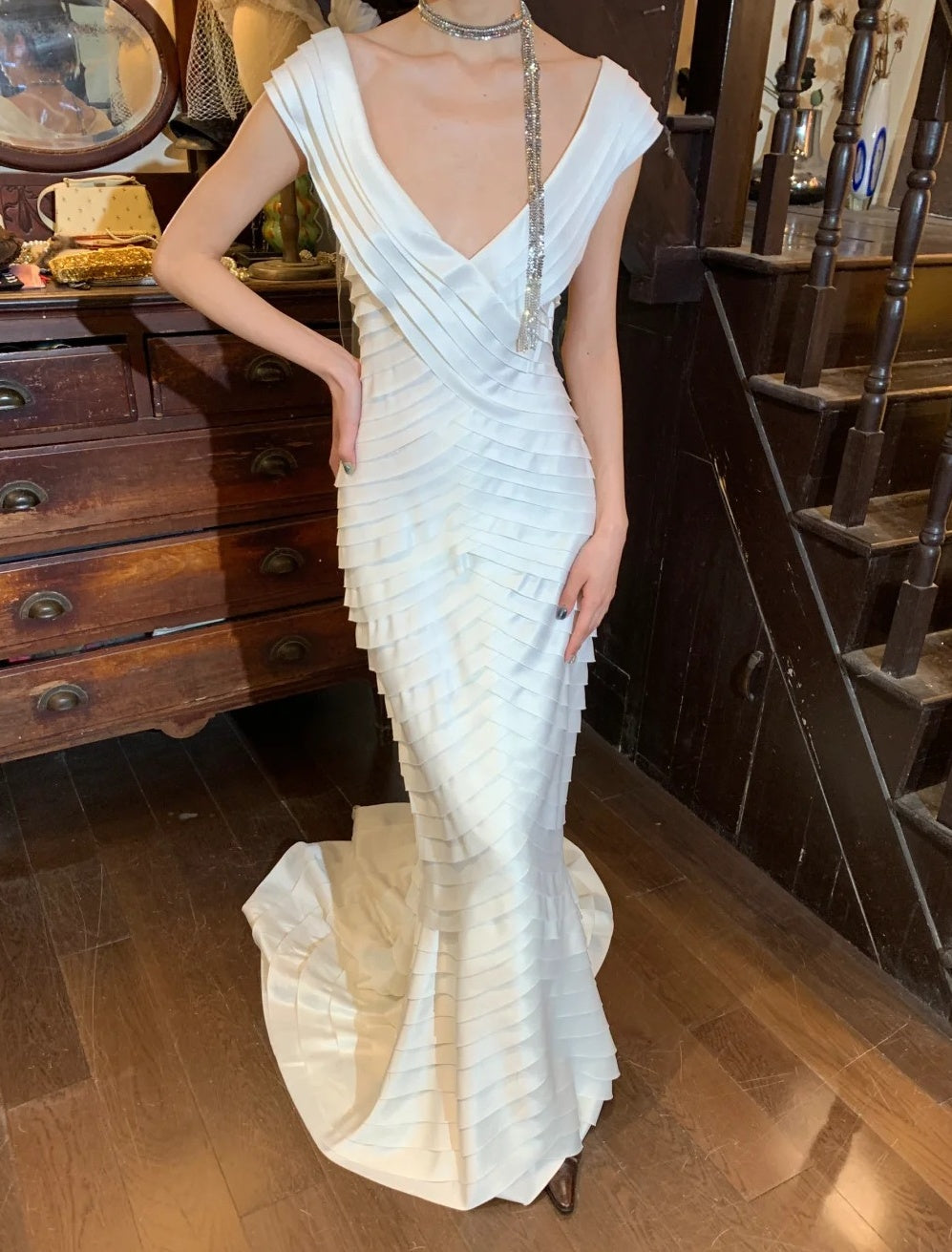 Beauty Brautkleid A-Linie Herzausschnitt Plissee Brautkleid D3302