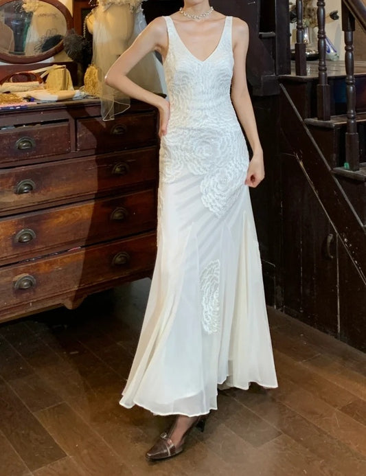 Robe de mariée beauté A-Line, décolleté en cœur, plissée, D3302