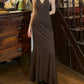 Elegant 90s Prom Dress V-neck Backless Mermaid Gala Gown Formal Evening Dress 18th Birthday Party Dress    D5222