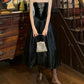 Retro 90s Prom Dress Black A Line Strapless Gala Gown Formal Evening Dress 18th Birthday Party Dress    D5223