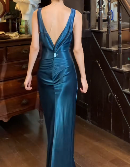 Glänzendes Ballkleid mit herzförmigem Pailletten-Meerjungfrauen-Abendkleid, Galakleid, Geburtstagspartykleid, D3415