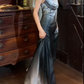 Glänzendes Ballkleid mit herzförmigem Pailletten-Meerjungfrauen-Abendkleid, Galakleid, Geburtstagspartykleid, D3415