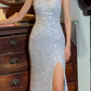 Glänzendes Ballkleid mit herzförmigem Pailletten-Meerjungfrauen-Abendkleid, Galakleid, Geburtstagspartykleid, D3415