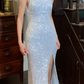 Glänzendes Ballkleid mit herzförmigem Pailletten-Meerjungfrauen-Abendkleid, Galakleid, Geburtstagspartykleid, D3415