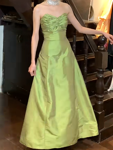 Charming 90s Prom Dress A Line Sweetheart Gala Gown Evening Dress    D5287