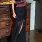 Charming 90s Prom Dress Halter Mermaid Gala Gown Evening Dress    D5288
