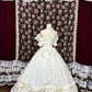 Retro Beige Off-the-shoulder A-Line Satin Quinceanera Dresses Evening Ball Gowns, D1333