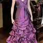 Glänzendes Ballkleid mit herzförmigem Pailletten-Meerjungfrauen-Abendkleid, Galakleid, Geburtstagspartykleid, D3415