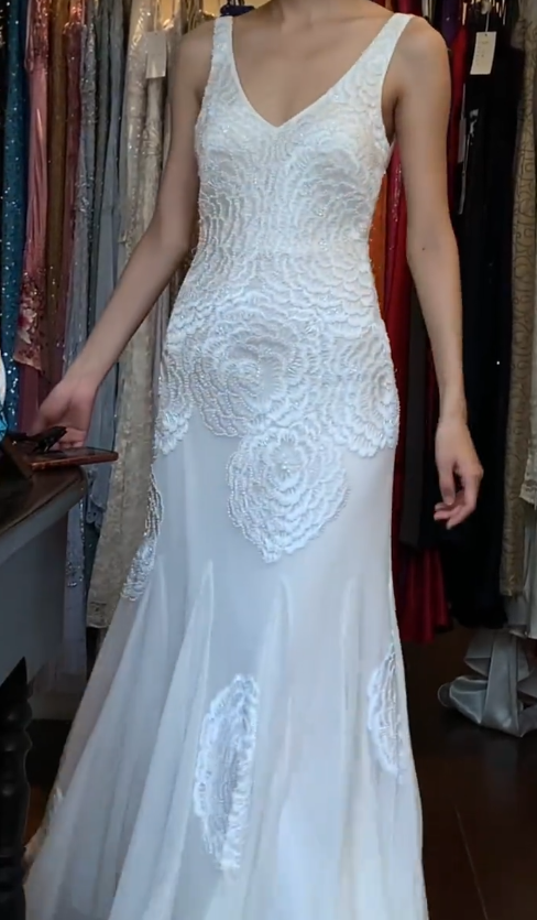 Glänzendes Ballkleid mit herzförmigem Pailletten-Meerjungfrauen-Abendkleid, Galakleid, Geburtstagspartykleid, D3415