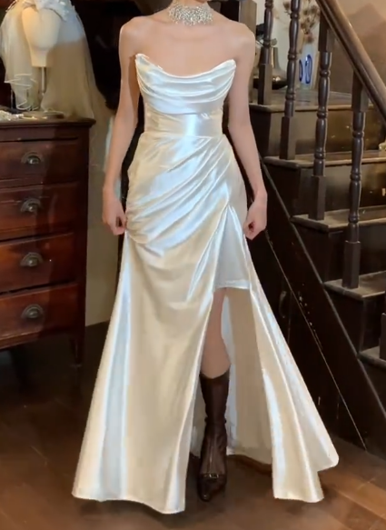 Glänzendes Ballkleid mit herzförmigem Pailletten-Meerjungfrauen-Abendkleid, Galakleid, Geburtstagspartykleid, D3415