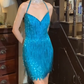 Robe de bal brillante à paillettes et col en cœur, robe de soirée sirène, robe de gala, robe de fête d'anniversaire, D3415