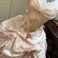 Atemberaubendes hellblaues Abendkleid aus plissiertem Tüll mit V-Ausschnitt, ideal für Quinceañera und Ball (Modell D4654)