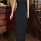 Glänzendes Ballkleid mit herzförmigem Pailletten-Meerjungfrauen-Abendkleid, Galakleid, Geburtstagspartykleid, D3415