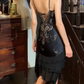 Glänzendes Ballkleid mit herzförmigem Pailletten-Meerjungfrauen-Abendkleid, Galakleid, Geburtstagspartykleid, D3415