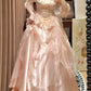 Atemberaubendes hellblaues Abendkleid aus plissiertem Tüll mit V-Ausschnitt, ideal für Quinceañera und Ball (Modell D4654)