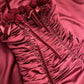 Stunning Prom Dress A Line Wine Red Strapless Pleated Gala Dress Evening Dress 18th Birthday Gown      D5334