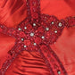 Stunning Prom Dress Red V-neck Mermaid Gala Dress Evening Dress 18th Graduation Gown      D5338