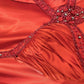 Stunning Prom Dress Red V-neck Mermaid Gala Dress Evening Dress 18th Graduation Gown      D5338
