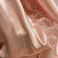 Charming Prom Dress A Line Light Pink V-neck Gala Dress Evening Dress 18th Graduation Gown      D5339